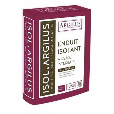 Enduit d'argile isolant ISOL'ARGILUS Enduit d'argile isolant ISOL'ARGILUS